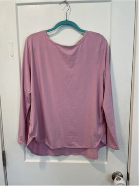 Coolibar Heyday Side Split Sun shirt Pink XXL Long Sleeve SPF 50 +